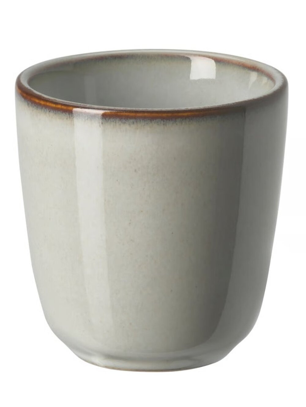 IKEA GLADELIG Espresso cup 3 oz, gray
